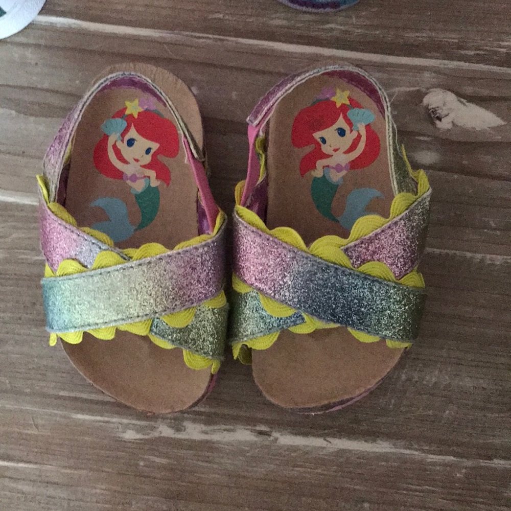 little mermaid sandals